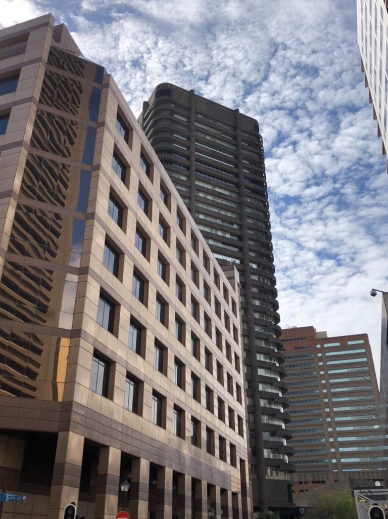 The Standard Bank building in Cape Town CBD